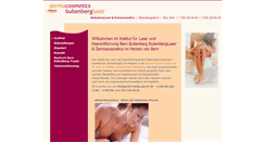 Desktop Screenshot of bubenberg-laser.ch